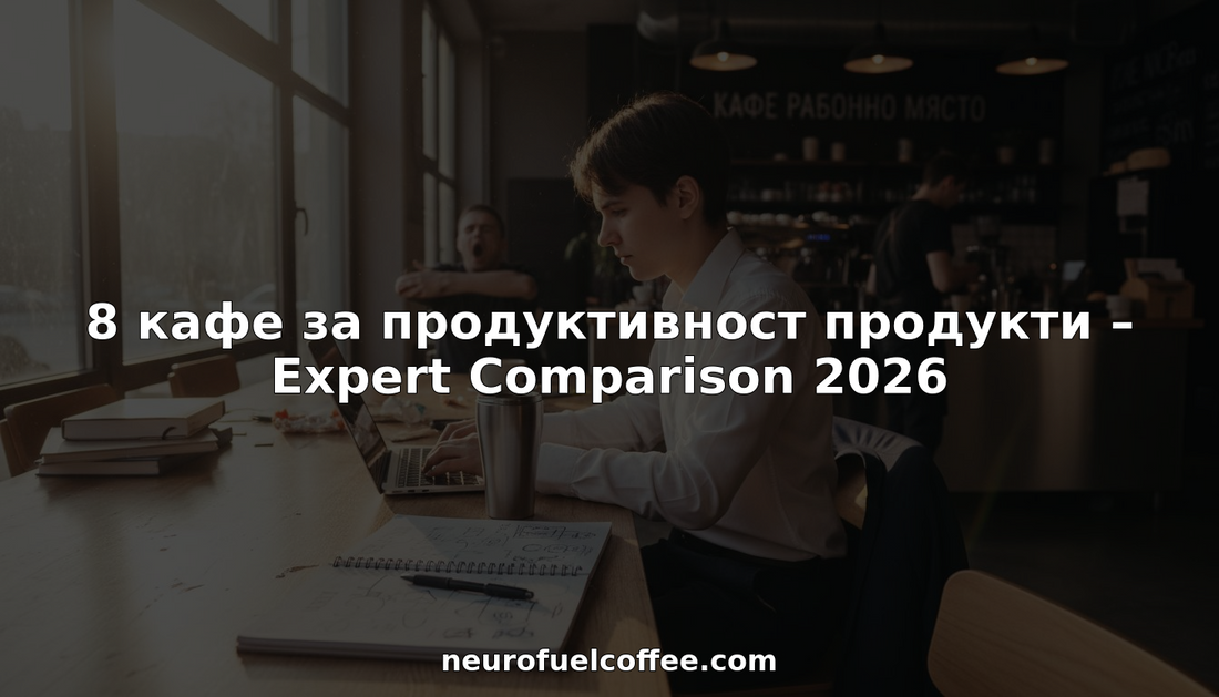 Млад специалист работи активно в оживено кафе със споделено работно пространство.
